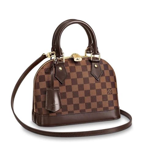 louis vuitton alma bb handbag.